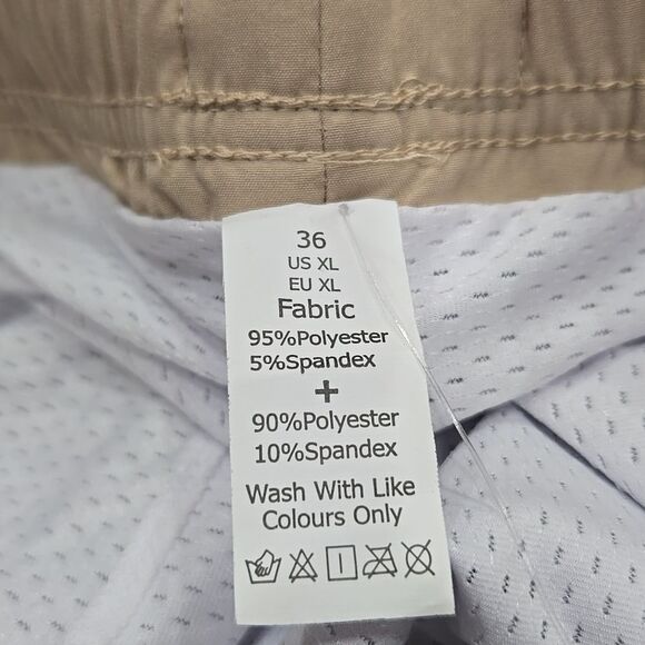 BRISIRA Swim Trunks Lined Shorts Palm Tree Island Vacation Mens 36 XL 4" Inseam - Picture 5 of 11